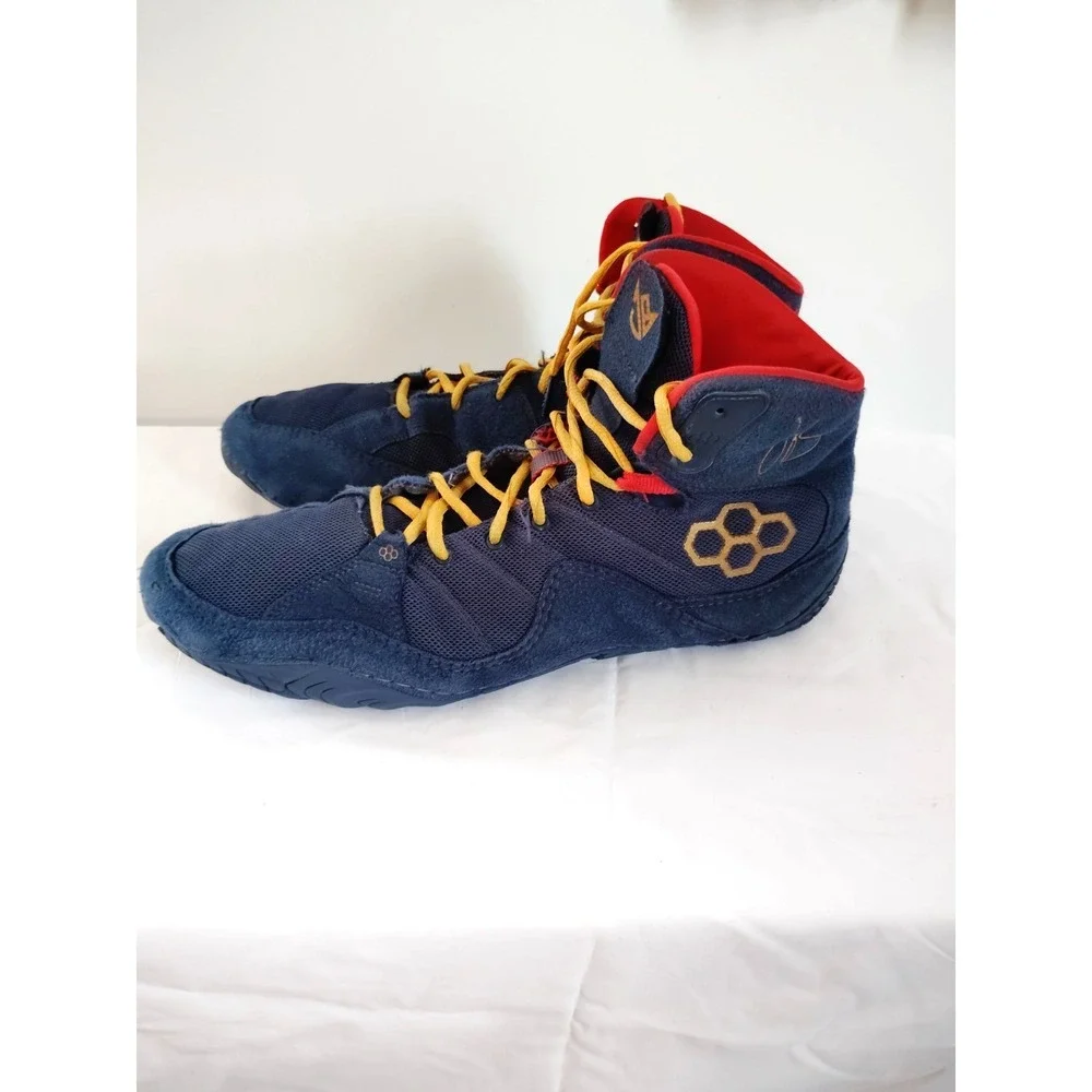 Rudis Jordan Burrough JB1 Wrestling Boxing Combat Sports MMA Navy Shoes Men 13*